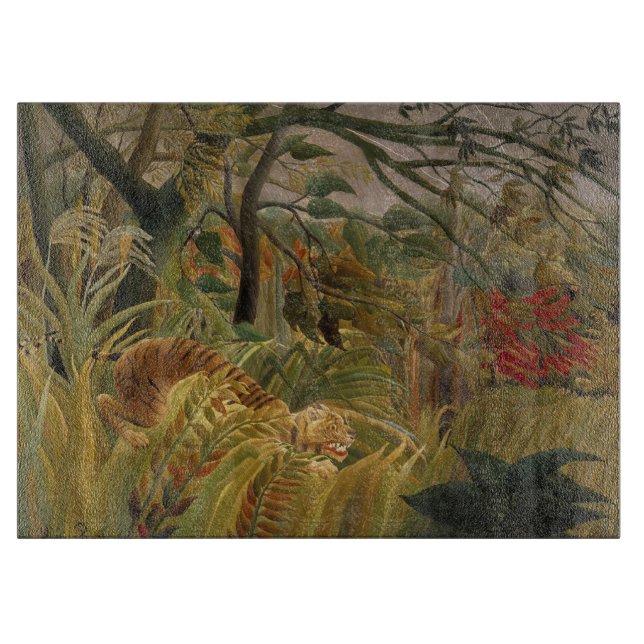 Rousseau’s Tiger cutting board (Front)