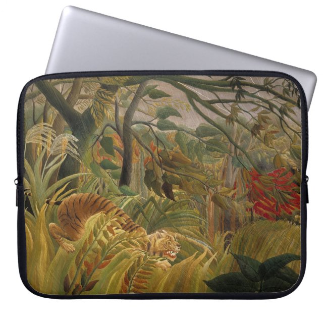 Rousseau’s Tiger laptop sleeve (Front)