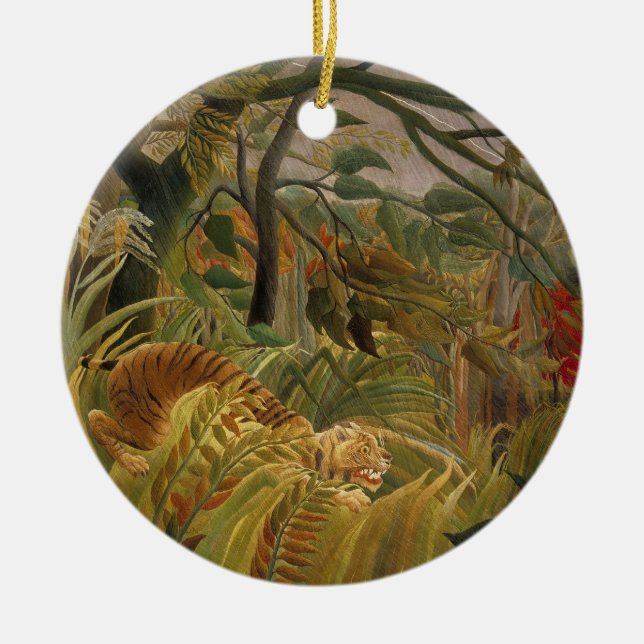 Rousseau’s Tiger ornament (Front)