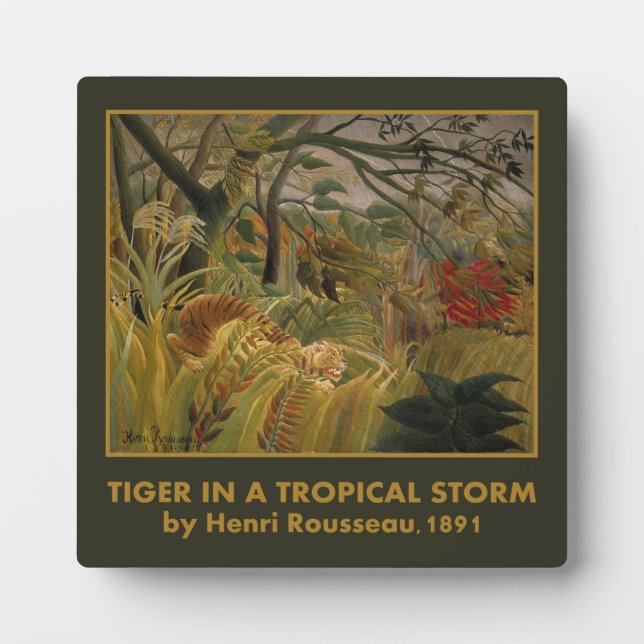 Rousseau’s Tiger plaque (Front)