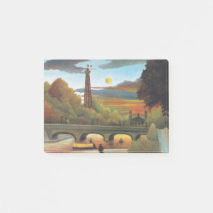 Rousseau Seine and Eiffel Tower in the Sunset Post-it Notes