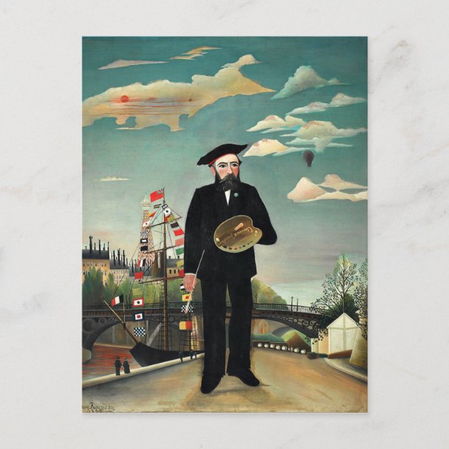 Rousseau - Self-Portrait, 1890 Postcard (Front)