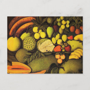 Rousseau - Still Life with Exotic Fruit, fine art Postcard