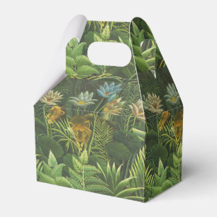 Rousseau Tropical Jungle Lion Painting Favour Box