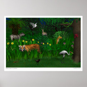 Rousseau's Garden Poster