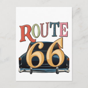 rout 66-US  Postcard