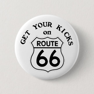 route66 6 cm round badge