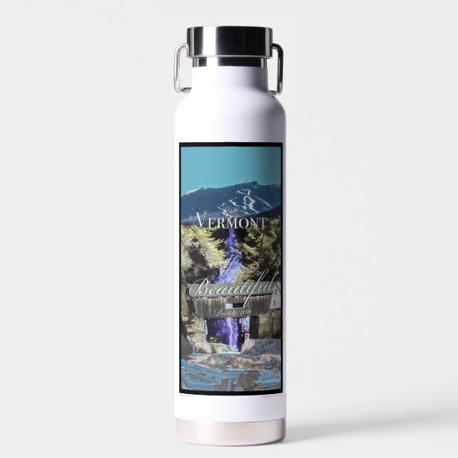 Route 100, Vermont Water Bottle (Front)