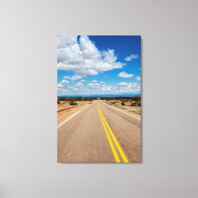 Route 40 Argentina Canvas Print (Front)