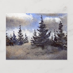 "Route 55 Clouds #3" Country Roads Postcard