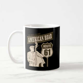 Route 61 American Road Blues Highway Classic Coffee Mug