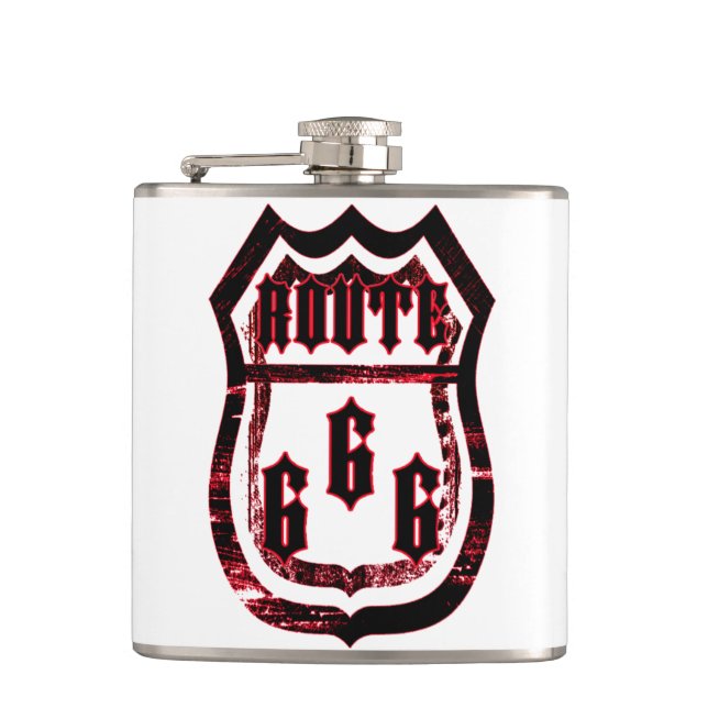 Route 666 hip flask (Front)