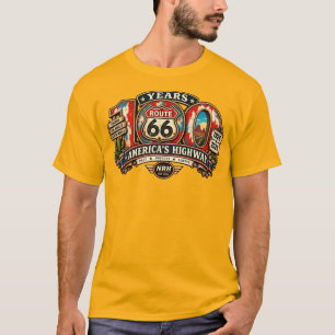 Route 66 100 Years America's Highway Men's T-Shirt
