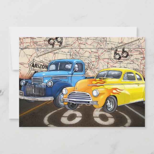 Route 66 - #2 - SRF Invitation (Front)