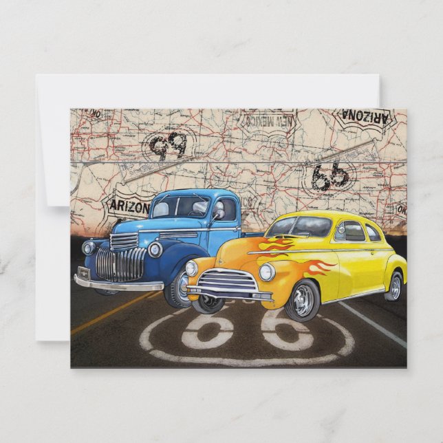 Route 66 - #2 - SRF Invitation (Front)