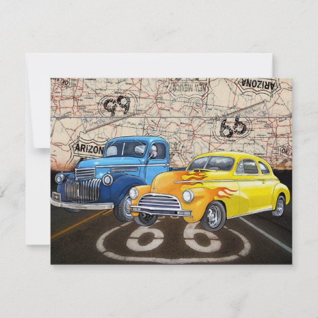 Route 66 - #2 - SRF Invitation (Front)