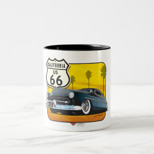 Route 66 - 50 Mercury Two-Tone Coffee Mug