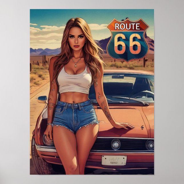 ROUTE 66 A DREAM POSTER (Front)
