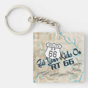 Route 66 acrylic keychain 15e