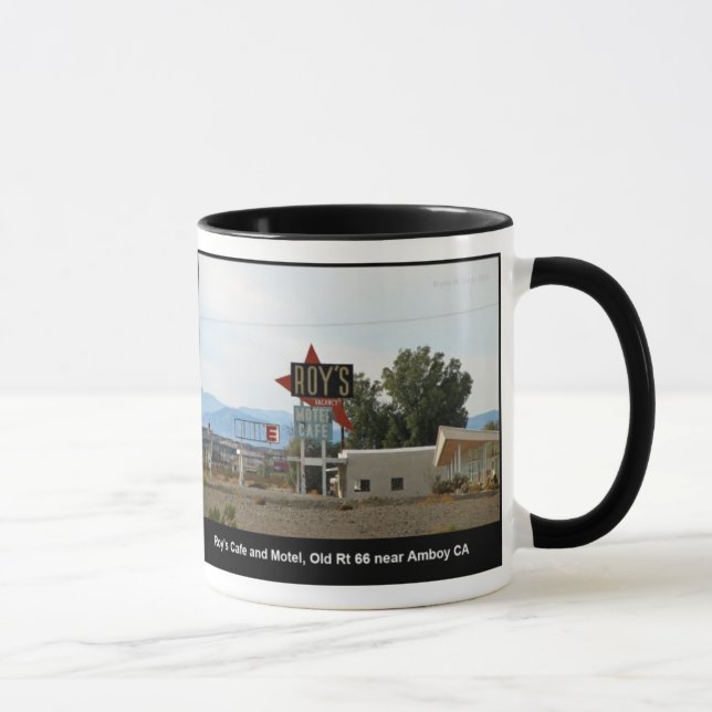 Route 66 Amboy CA Mug (Right)