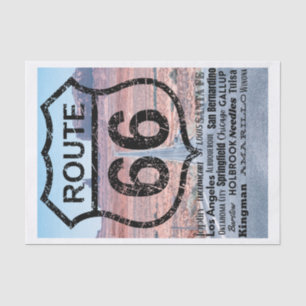 Route 66 Americana Tissue Paper