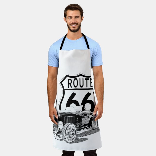 Route 66 apron (Worn)
