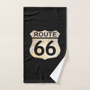 Route 66 bath towel set