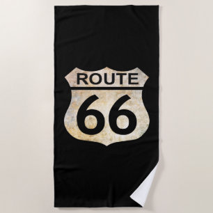 Route 66 beach towel