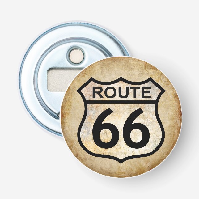 Route 66 bottle opener (Front)