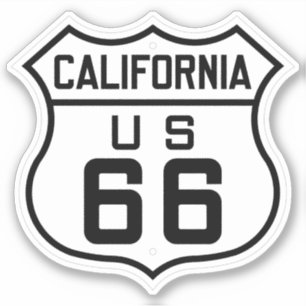 Route 66 California Travel Sign 