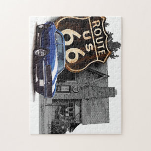 Route 66 Camaro Jigsaw Puzzle