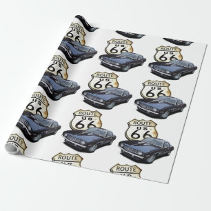 Route 66 Camaro Wrapping Paper