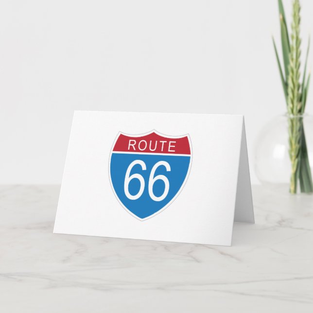 Route 66 card (Front)