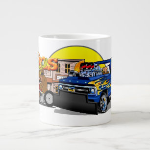 Route 66 Cartoon Large Coffee Mug