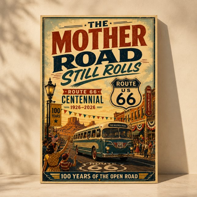 route 66 Centennial Celebration Street Scenes Poster (Creator Uploaded)
