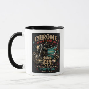 Route 66 Centennial Chrome Classics Mug