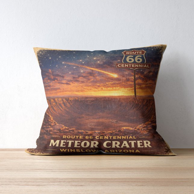 Route 66 Centennial Meteor Crater Cosmic Cushion (Creator Uploaded)