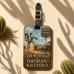 Route 66 Centennial Oatman Bag ID Luggage Tag
