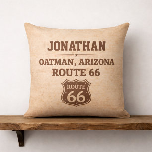 Route 66 Centennial Oatman Donkey Personalised Cushion