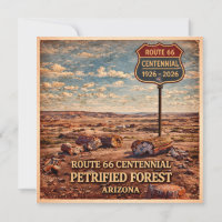 Route 66 Centennial Petrified Arizona