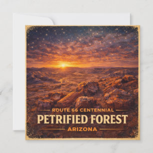 Route 66 Centennial Petrified Forest Stationery