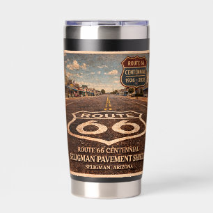 Route 66 Centennial Seligman Pavement Zenith   Insulated Tumbler