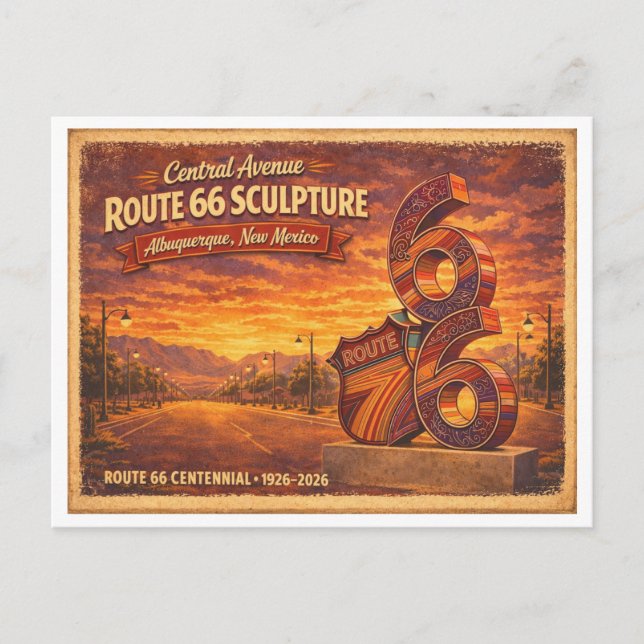 Route 66 Centennial Series (2 of 6) Postcard (Front)