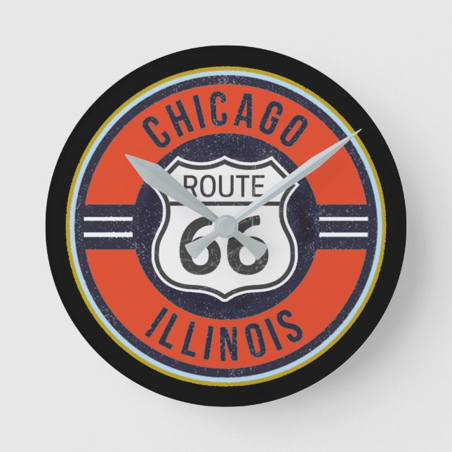 ROUTE 66 CHICAGO - Clock (Front)