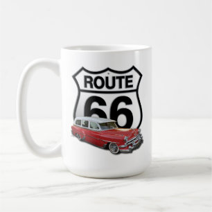 Route 66 Classic Car Coffee Mug