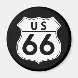 Route 66 Classic Road Sign Magnet