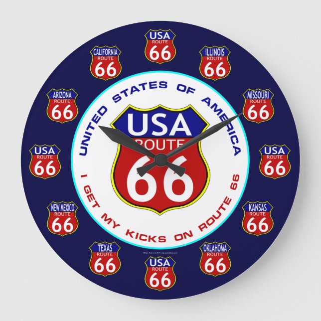 Route 66 Clock (Front)
