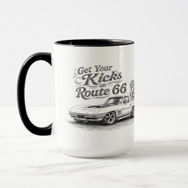 Route 66 Coffee Mug (Left)