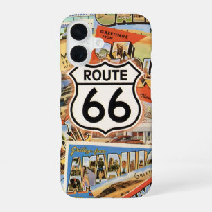  Route 66 Colourful Postcard IPhone Case