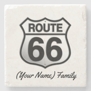 Route 66 Coster or Tile Stone Coaster